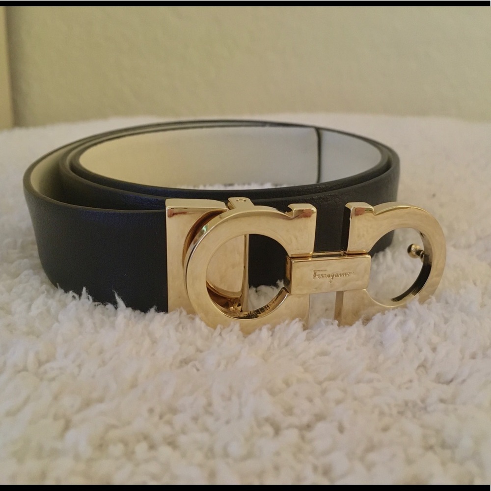 Salvatore Ferragamo Reversible Gancini Buckle Belt